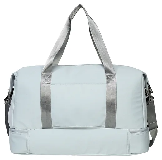 Urban Double-Layer Duffel — Black / Ice Blue — Product view