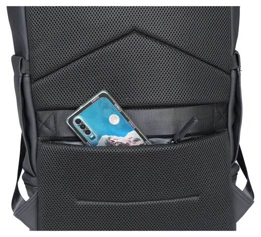 Soft PU Rolltop Backpack — Product view