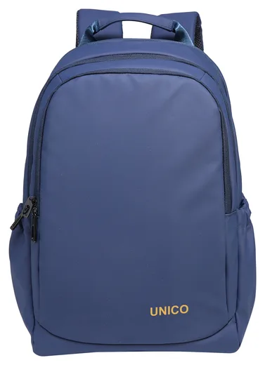 Multi-Compartment Laptop Backpack — Grey / Navy / Black — Product view