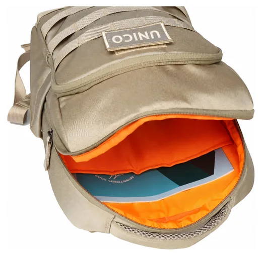 Compact Utility Backpack — Blue / Sand — Product view