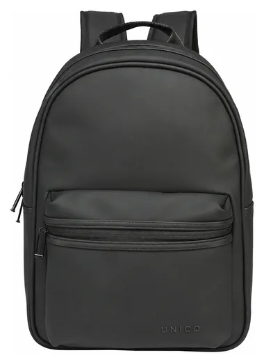 Soft PU Backpack — Black / Green / Ivory — Product view