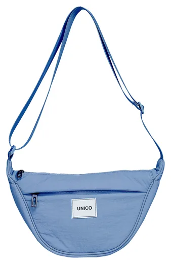 Crescent Crossbody Bag — Blue front