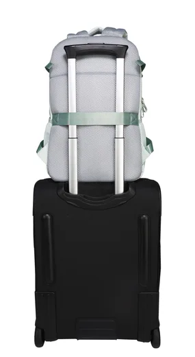 Travel Laptop Backpack — Sage / Blue — Product view