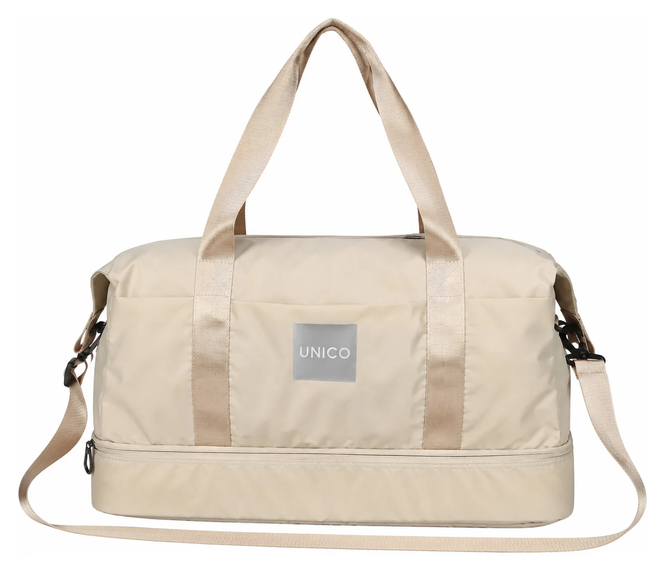 UNICO double-compartment travel duffel