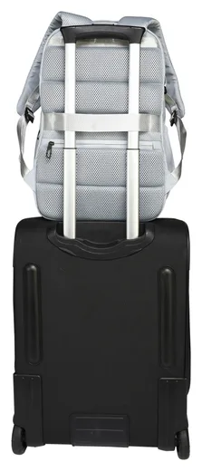 Multi-Compartment Laptop Backpack — Grey / Navy / Black — Product view
