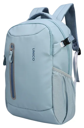 Travel Laptop Backpack — Sage / Blue — Product view