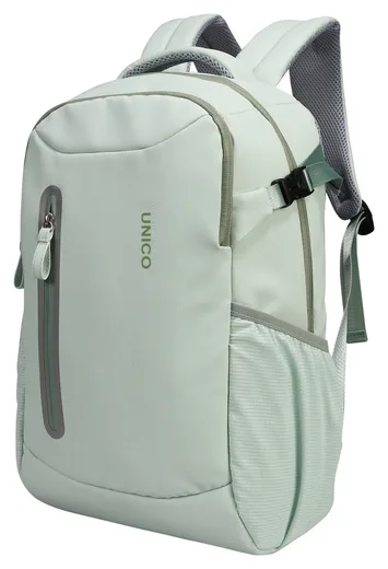 Travel Laptop Backpack — Sage / Blue — Product view