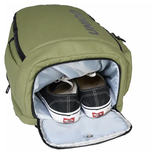 Travel Backpack — Black / Olive — Product view