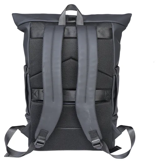 Soft PU Rolltop Backpack — Product view