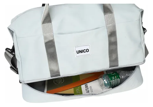 Urban Double-Layer Duffel — Black / Ice Blue — Product view