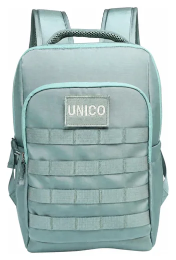 Compact Utility Backpack — Blue / Sand — Product view
